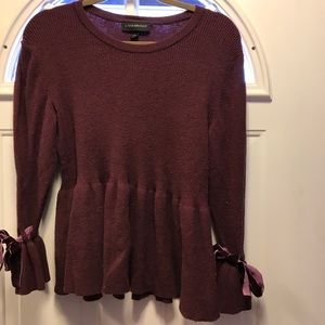 Lane Bryant purple sweater